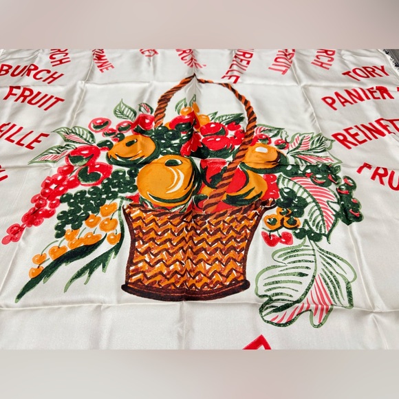 Tory Burch scarf floral flower print - Picture 4 of 12